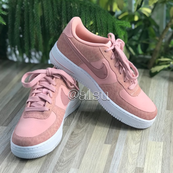 NWT Nike Air Force 1 LV8(GS) Coral Stardust Pink W - Picture 4 of 8